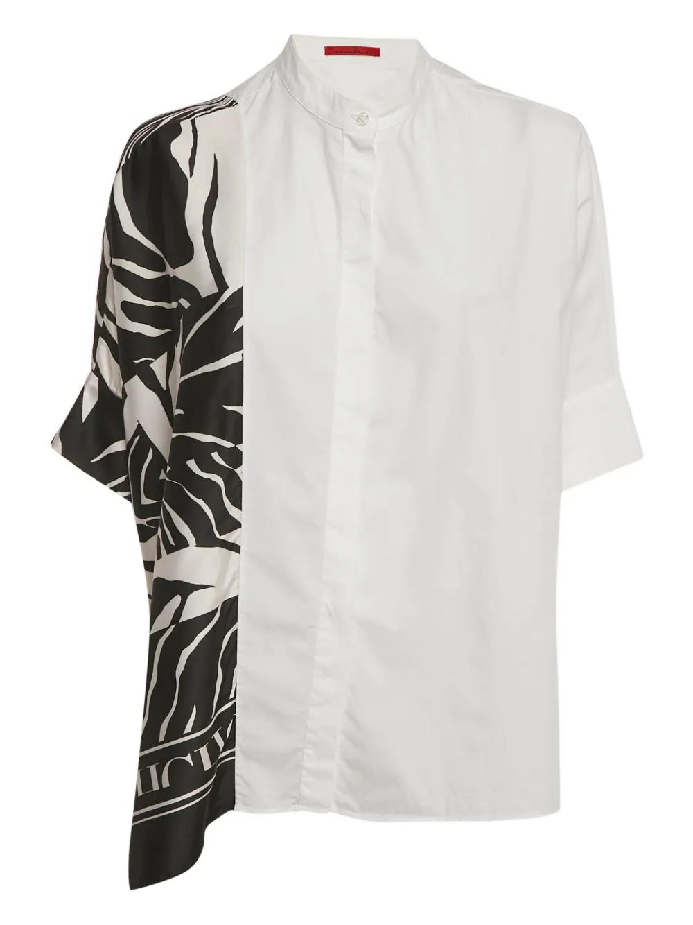 Carolina Herrera Vintage chemise en coton à imprimé - Blanc Carolina Herrera Vintage chemise en coton à imprimé - Blanc