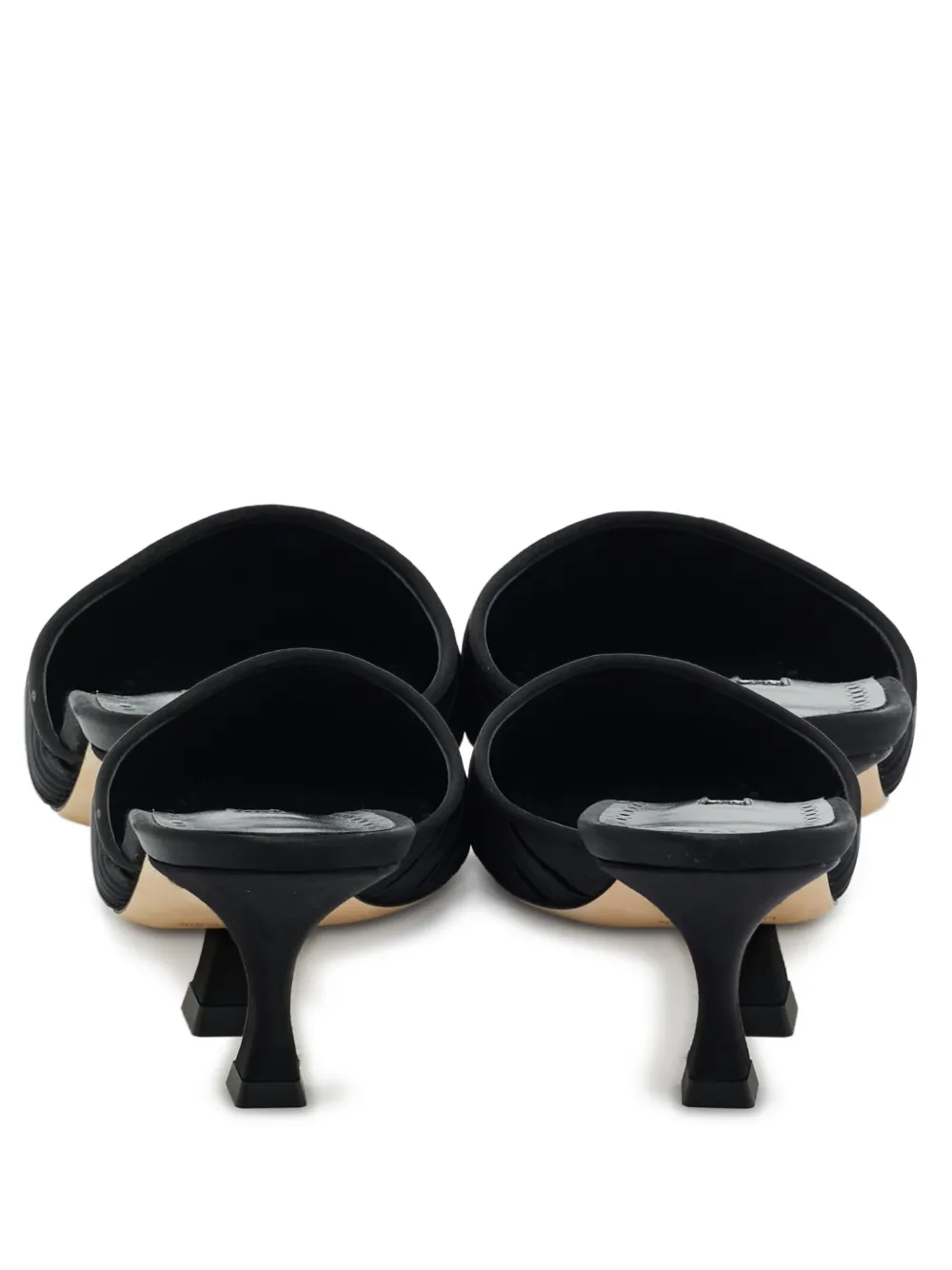 Manolo Blahnik ブラックミュール Manolo Blahnik 42 Carolynemu 11cm ミュール | ブラック | FARFETCH JP