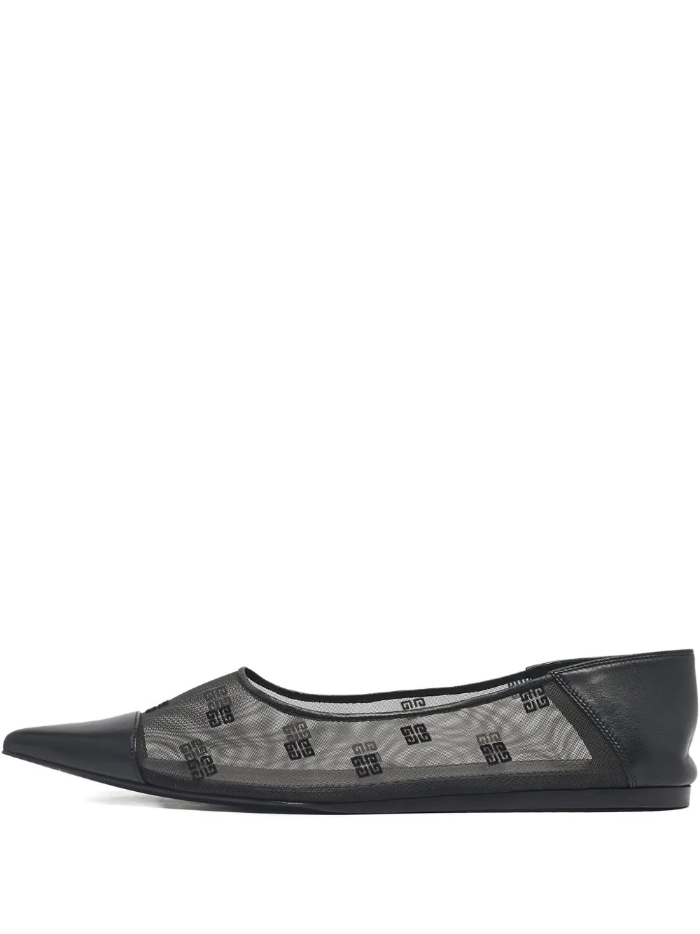 Givenchy Pre-Owned 4g leather ballet flats - Nero