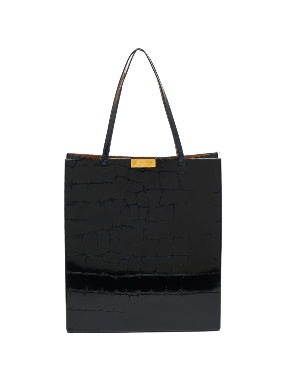 Stella McCartney Pre-Owned Borsa tote con effetto coccodrillo goffrato - Blu