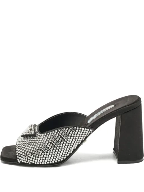 Prada Pre-Owned crystal-embellished sandals