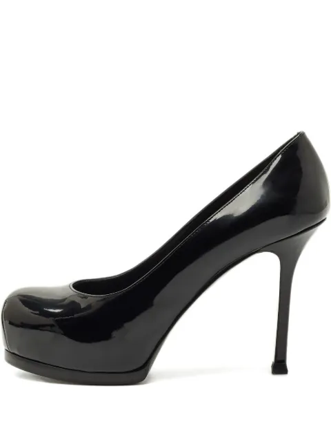 Saint Laurent Pre-Owned Tribtoo patent-leather pumps