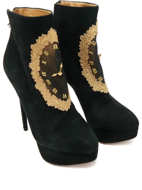 Charlotte Olympia On Time platform ankle boots