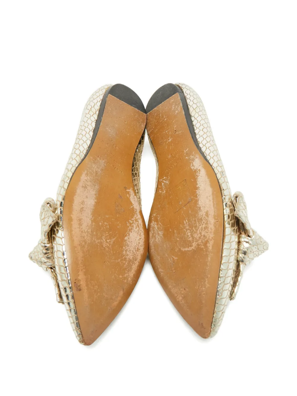 ISABEL MARANT python-embossed ballet flats | Image 2