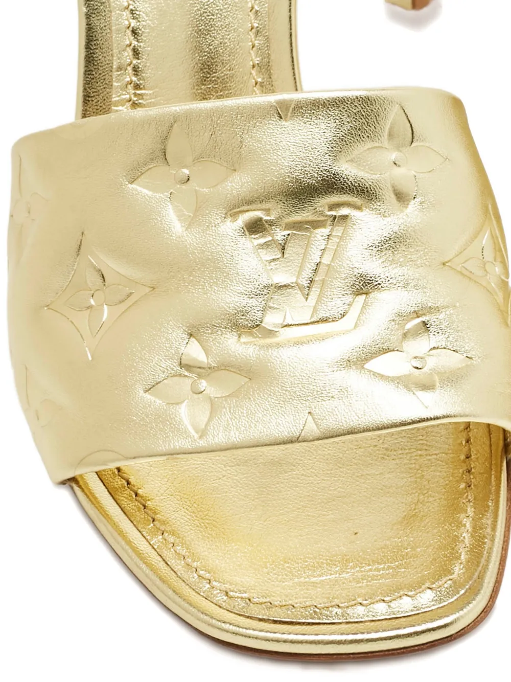 Louis Vuitton Pre-Owned Revival monogram leather sandals - Goud