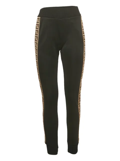 Fendi Pre-Owned logo-band trousers