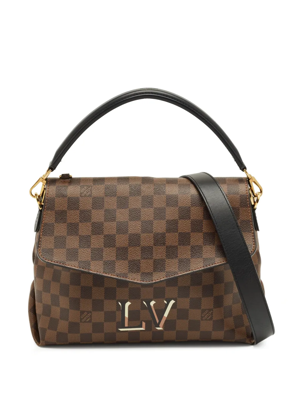 Louis Vuitton Pre-Owned 2019 MM ボブール ダミエ エベヌ ショルダー 
