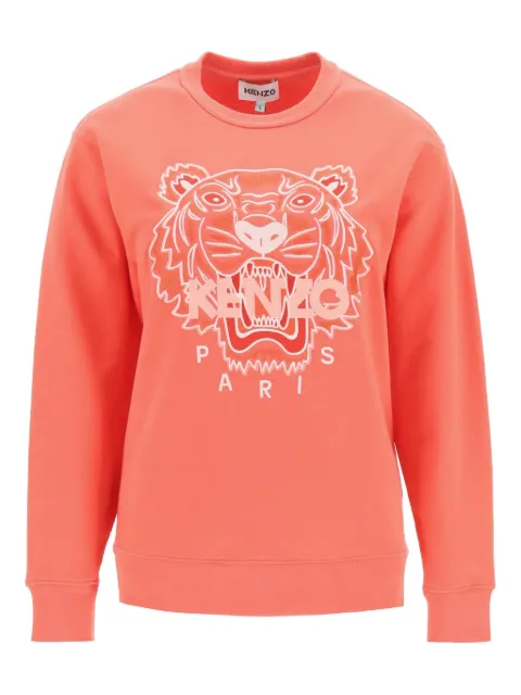 Kenzo Pre-Owned tiger embroidered round-neck sweatshirt