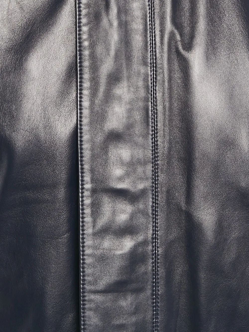 Christian Dior Pre-Owned zip-up Leather Jacket | Blue | FARFETCH