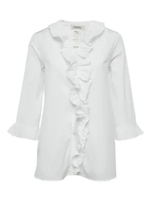 ISABEL MARANT ラッフルブラウス Isabel Marant Vintage アイレット ラッフル ブラウス | ホワイト