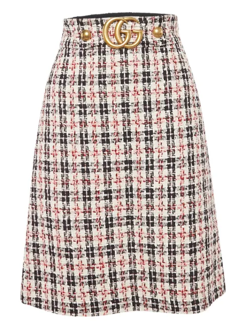 Gucci Pre-Owned Double G midi skirt