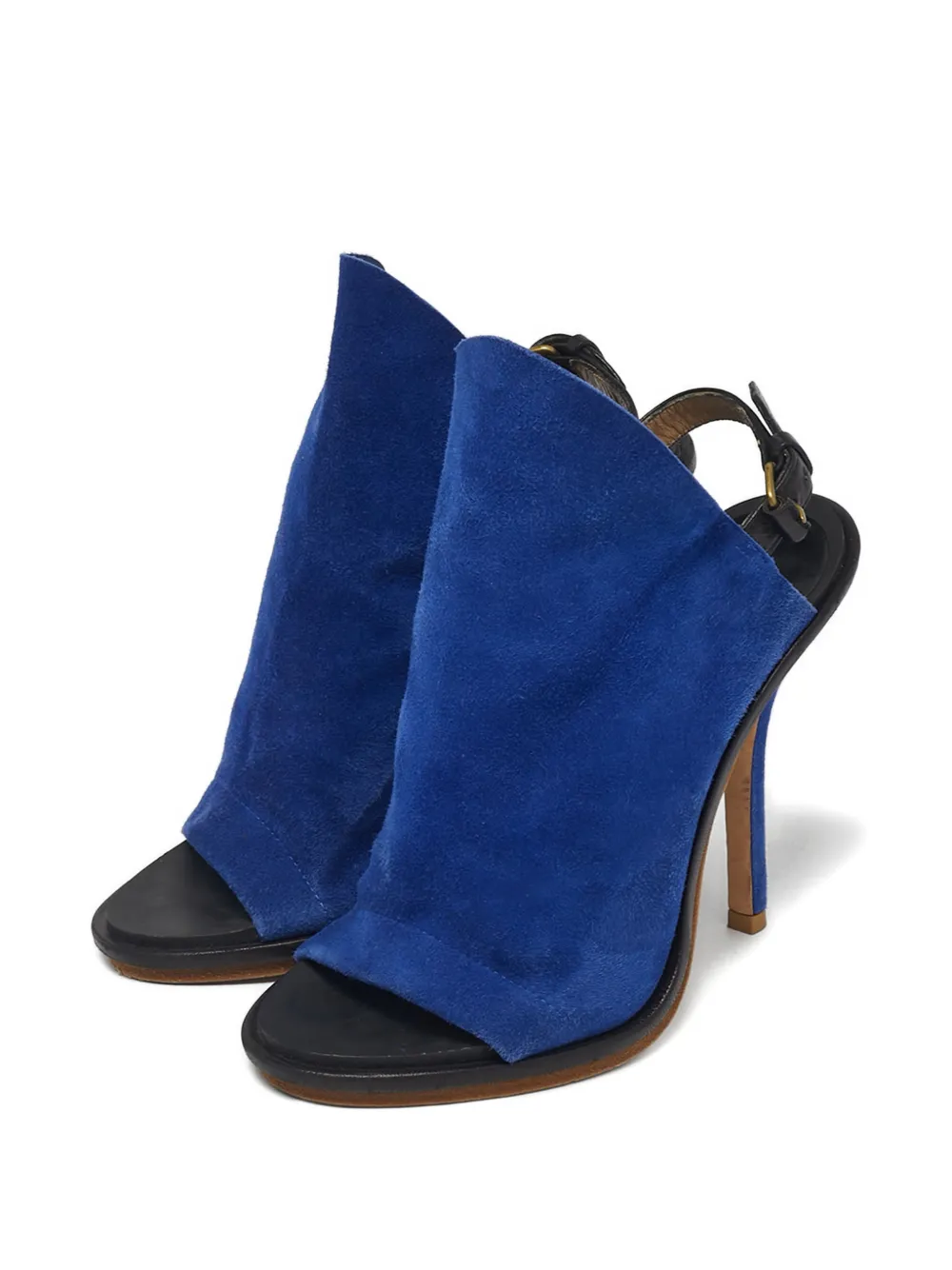 Balenciaga Pre-Owned Glove open-toe sandals - Blauw