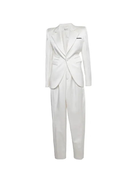 Saint Laurent Pre-Owned satin tailored suit