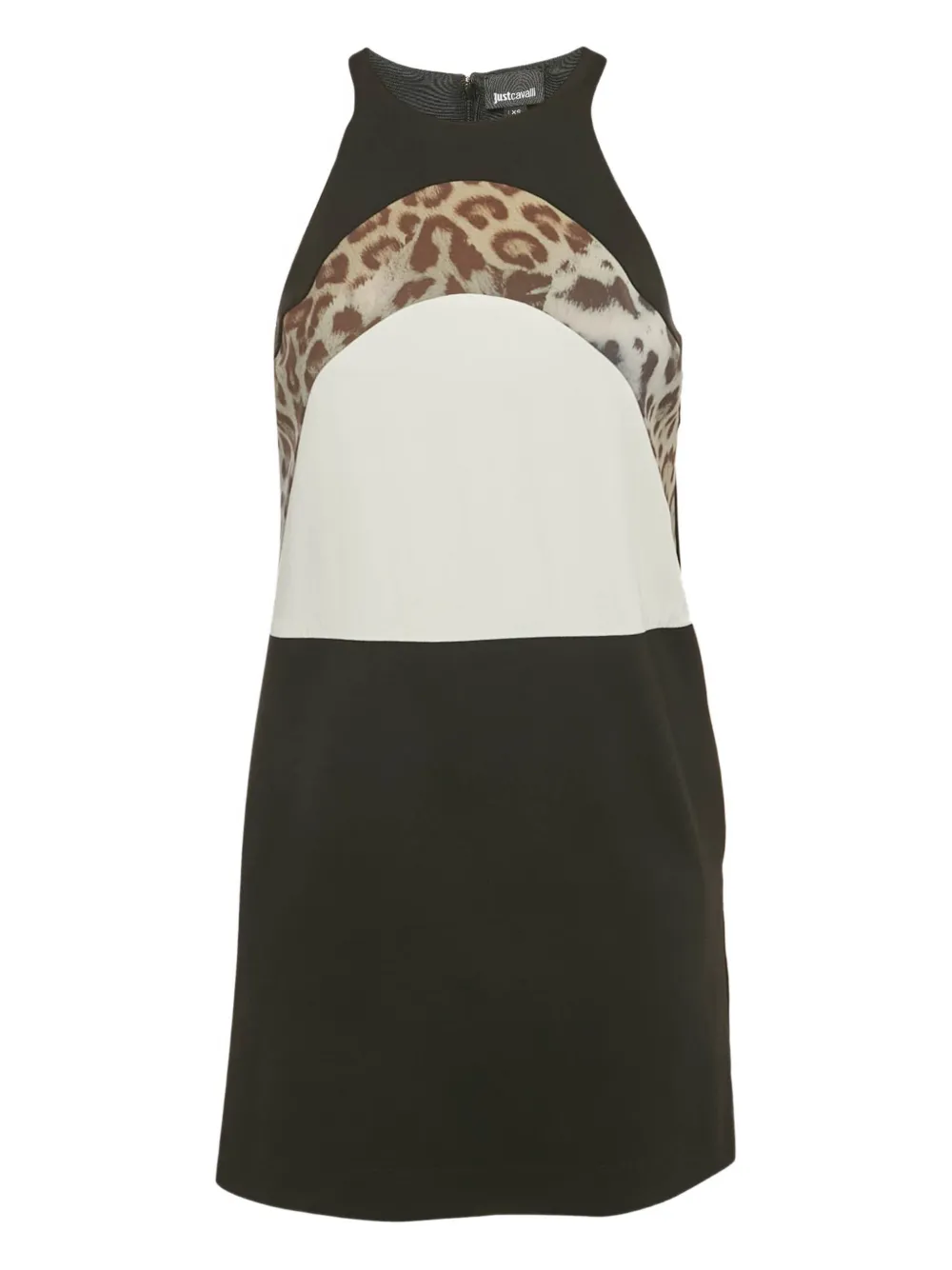 Just Cavalli XS panel sleeveless dress - Nero