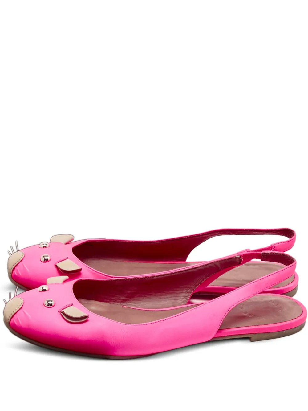 Marc By Marc Jacobs Mouse detail pumps - Rosa