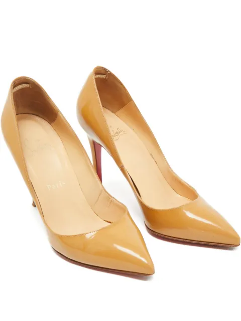 Christian Louboutin Pre-Owned pigalle patent-leather shoe 10