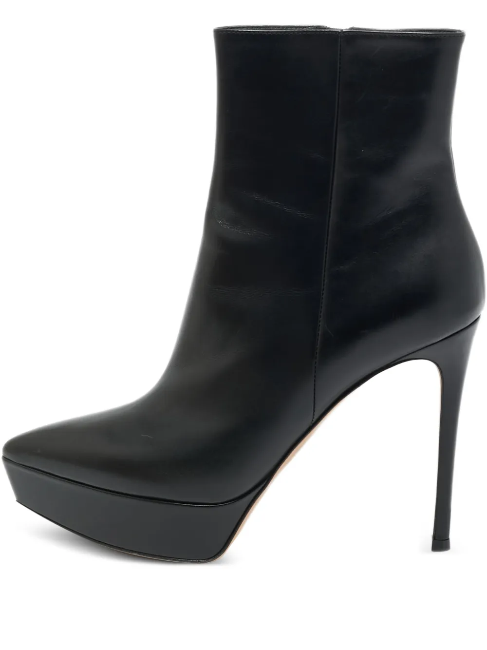 Gianvito Rossi Dasha platform leather boots - Nero