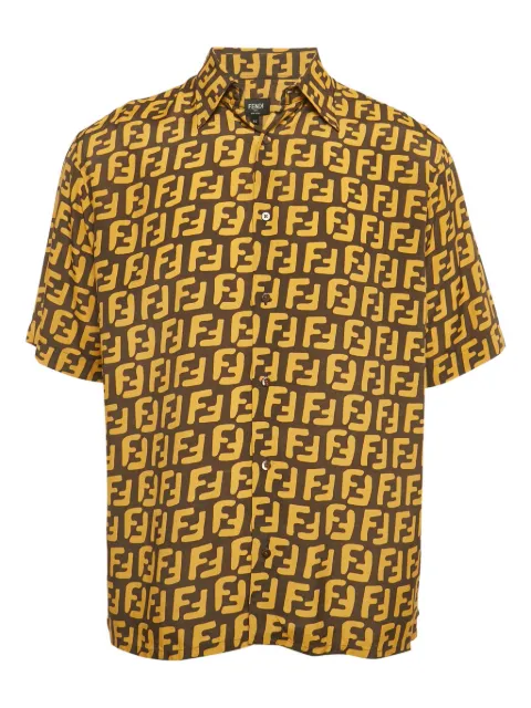 Fendi Pre-Owned logo-print shirt