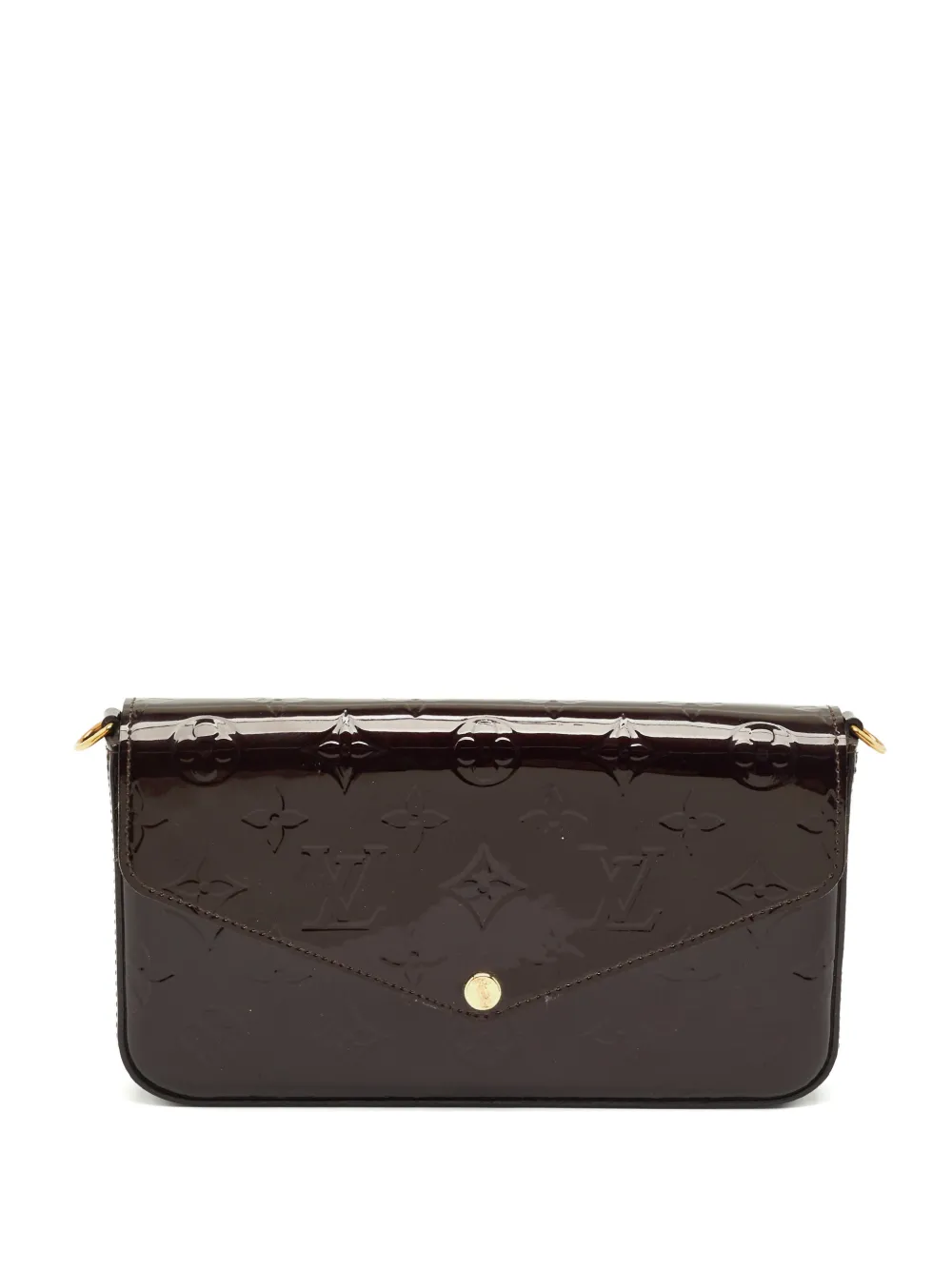 Louis Vuitton Pre-Owned Félicie Monogram Vernis clutch bag - Rosso