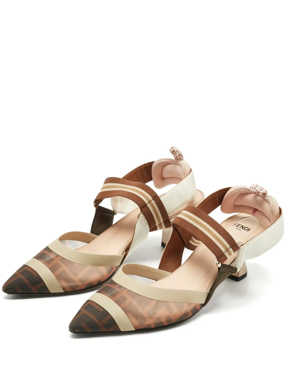 Fendi Pre-Owned Colibri slingback pumps - Toni neutri