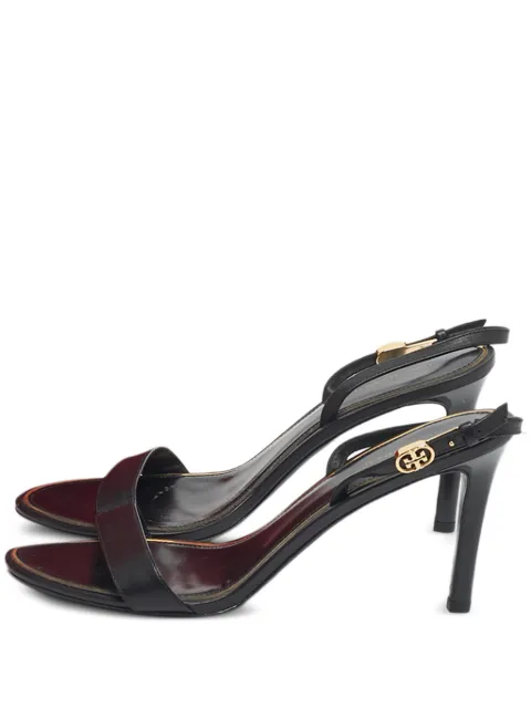 Tory Burch Double T leather slingback sandals