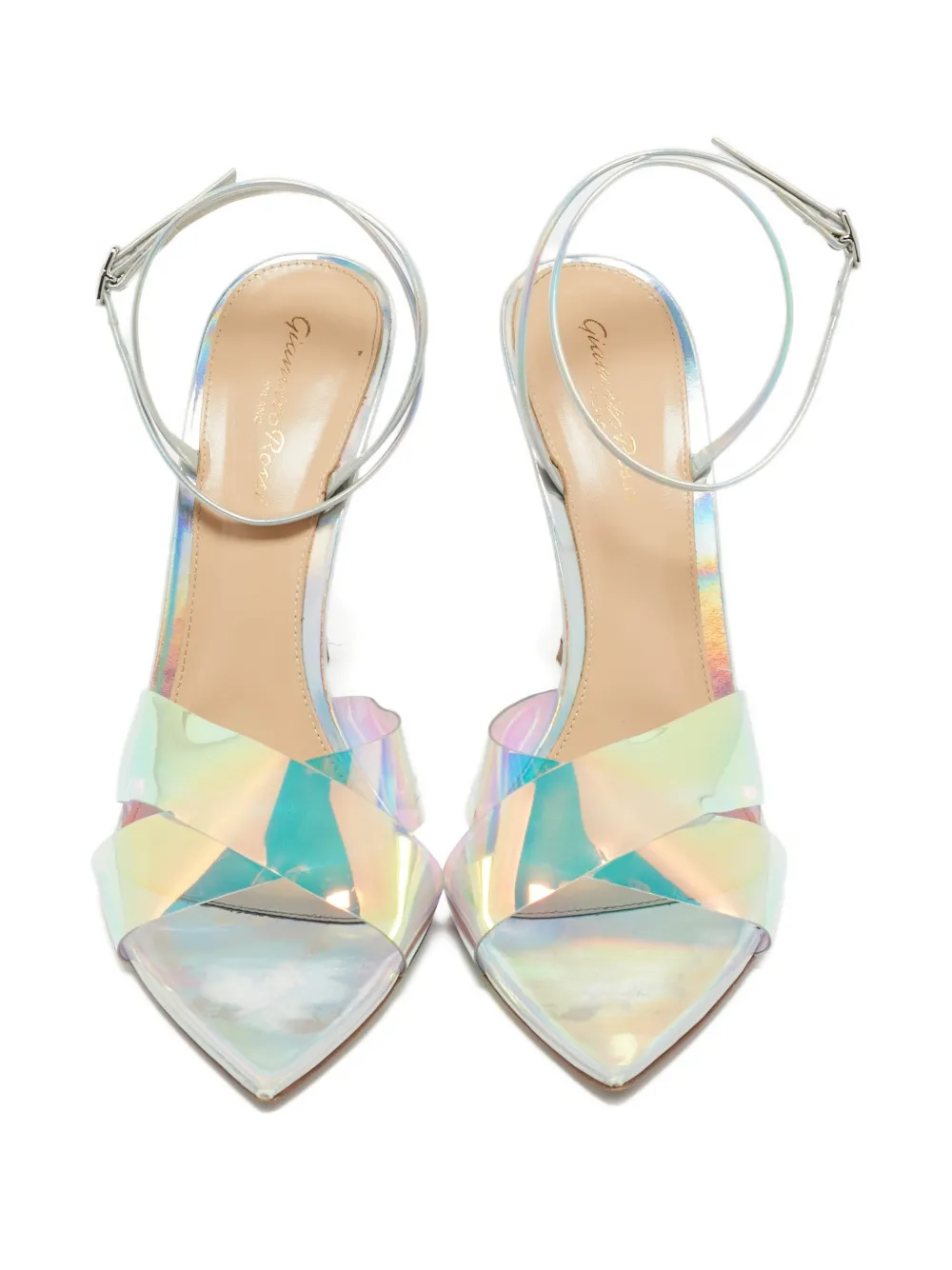 Gianvito Rossi pointed-toe sandals - Wit