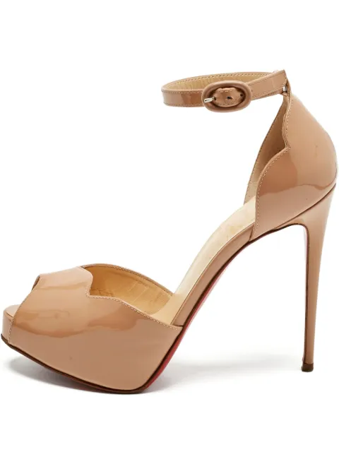 Christian Louboutin Pre-Owned Aketata peep-toe pumps