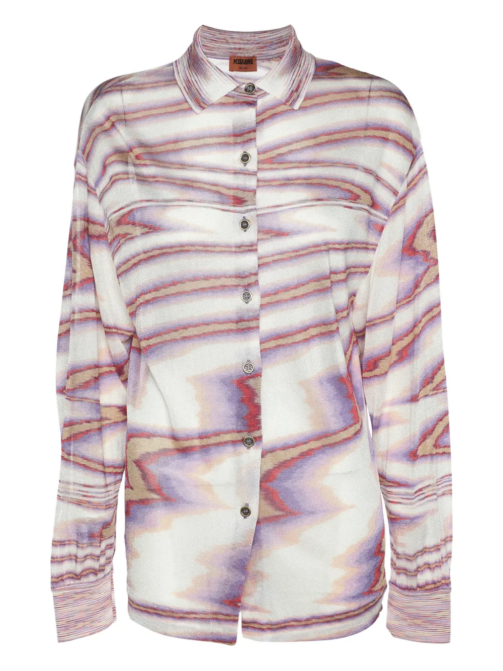 Pre-owned Missoni Button-fastening Shirt In White