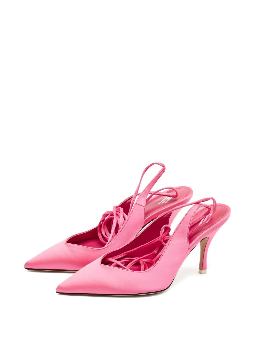 The Attico Venus pointed-toe pumps - Roze
