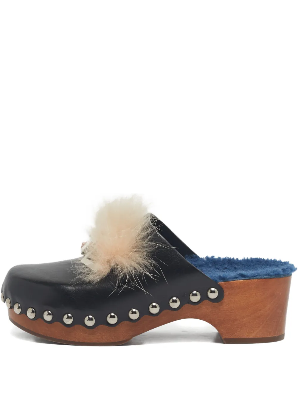 Fendi Pre-Owned Moonster clogs - Schwarz