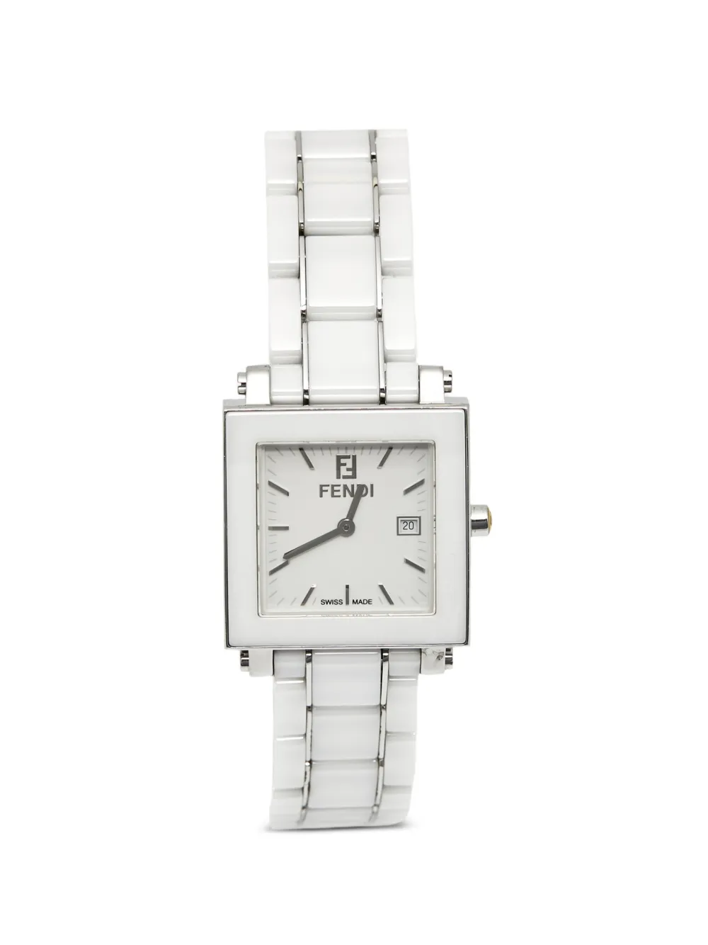 Fendi Pre-Owned Orologio Quadro - Bianco