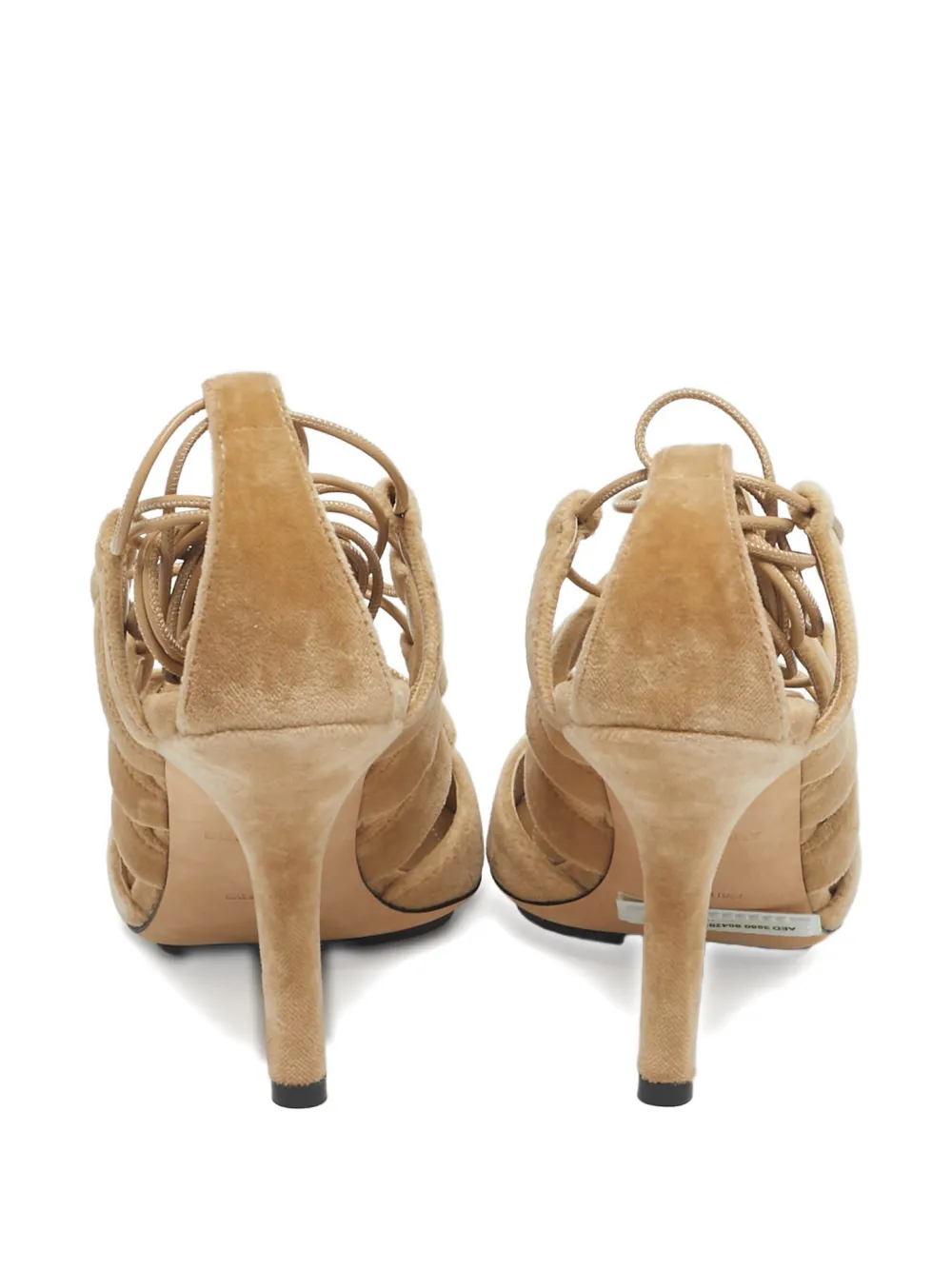 Burberry Pre-Owned Bethany velvet pump - Bruin