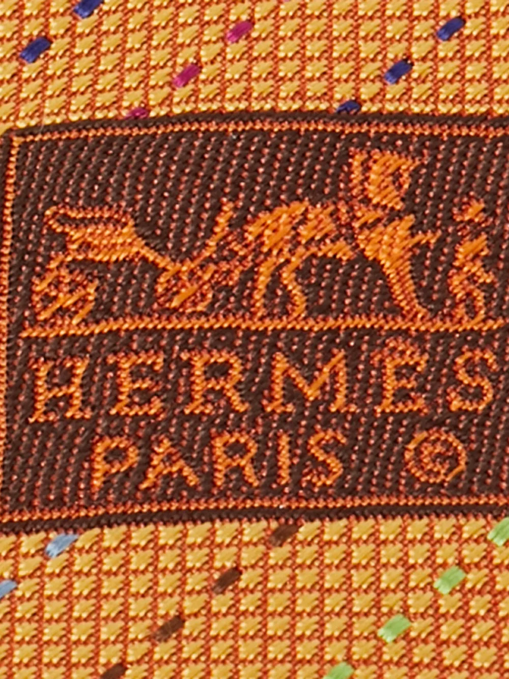Hermès Pre-Owned patterned silk tie | Image 2