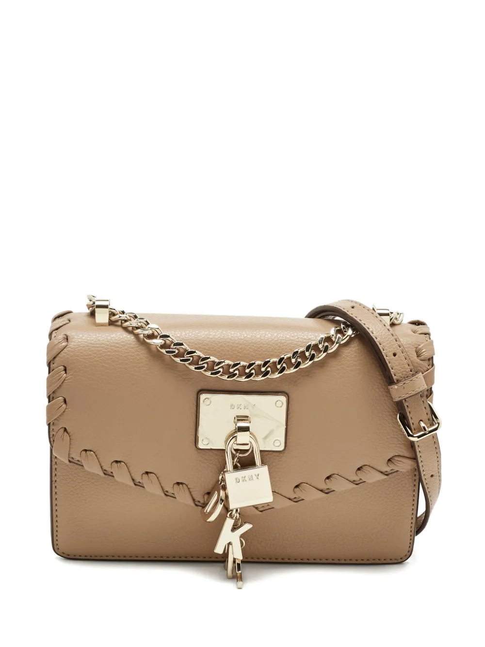 DKNY Vintage Elissa leather cross body bag - Nude