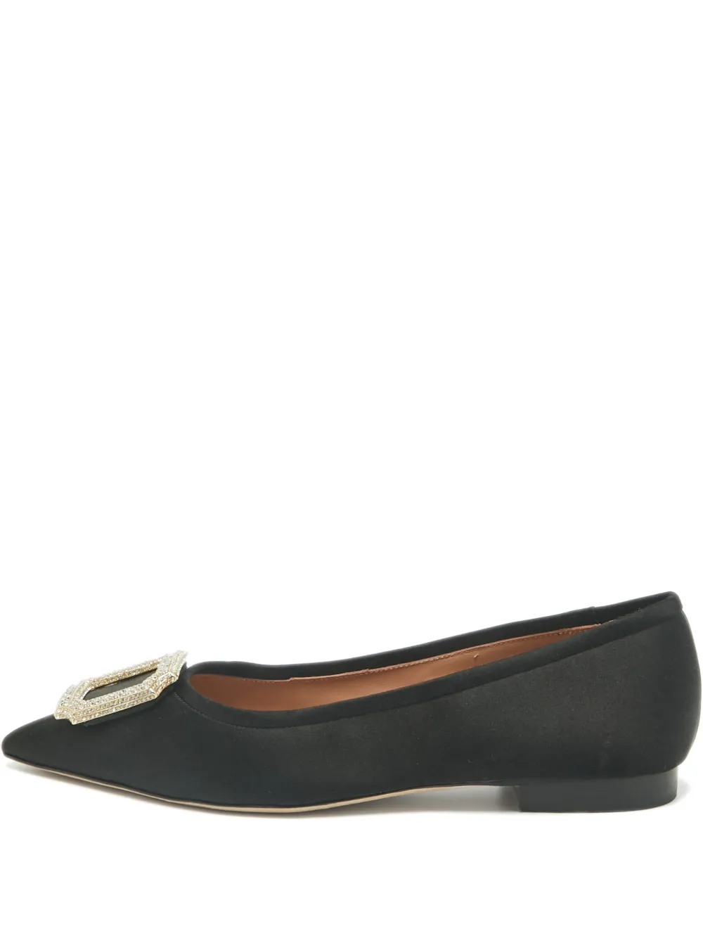 Malone Souliers embellished ballet flats - Nero