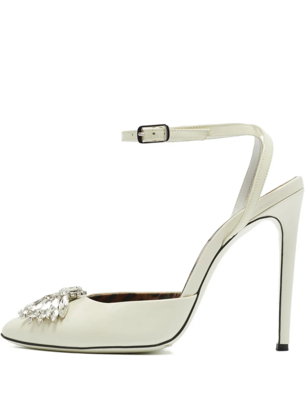 Philipp Plein Vernice crystal-embellished pumps - Weiß