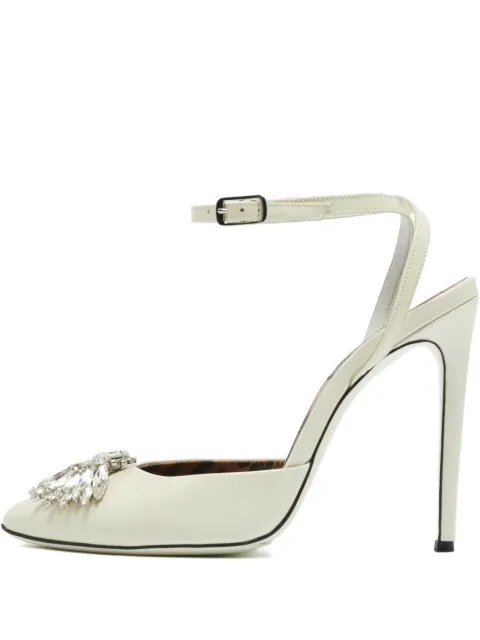 Philipp Plein Vernice crystal-embellished pumps