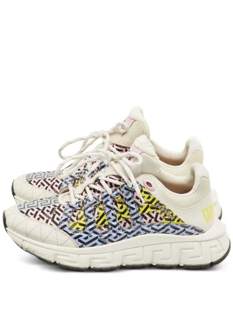 Versace Pre-Owned Trigreca lace-up sneakers 