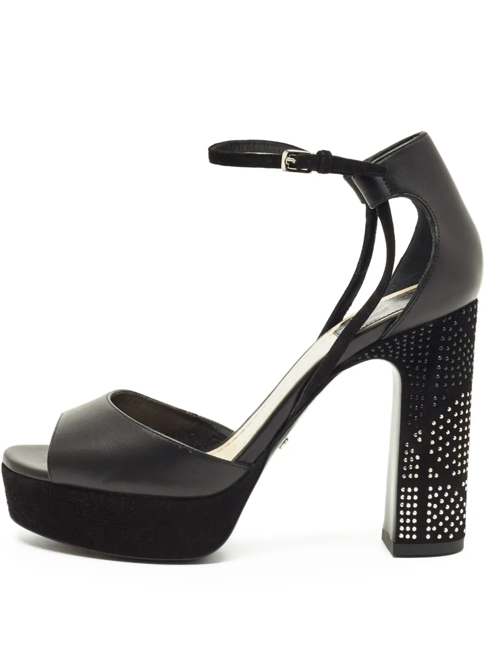 Christian Dior Pre-Owned leather platform sandals - Nero