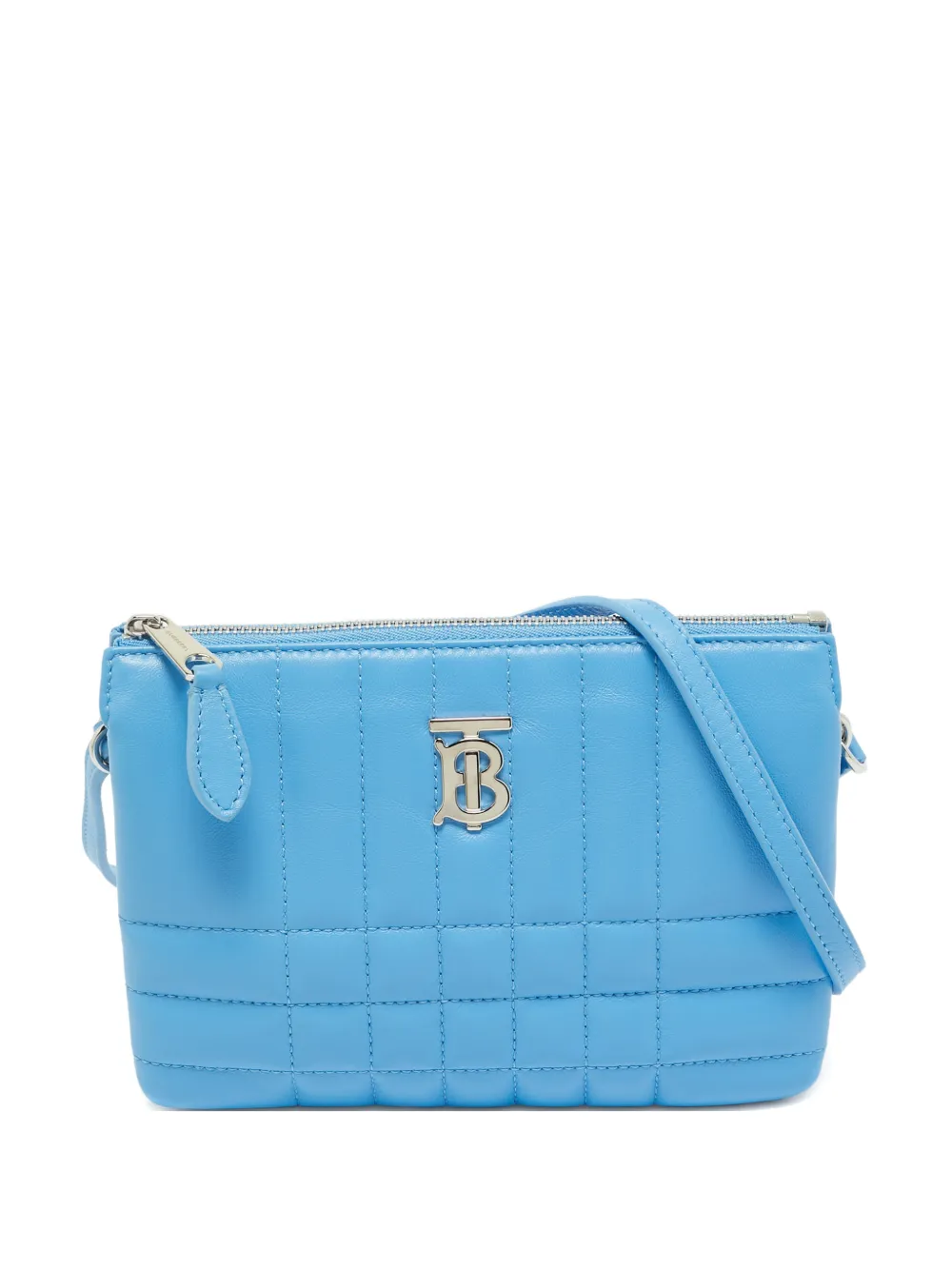 Burberry Pre-Owned Lola quilted leather cross body bag - Blu