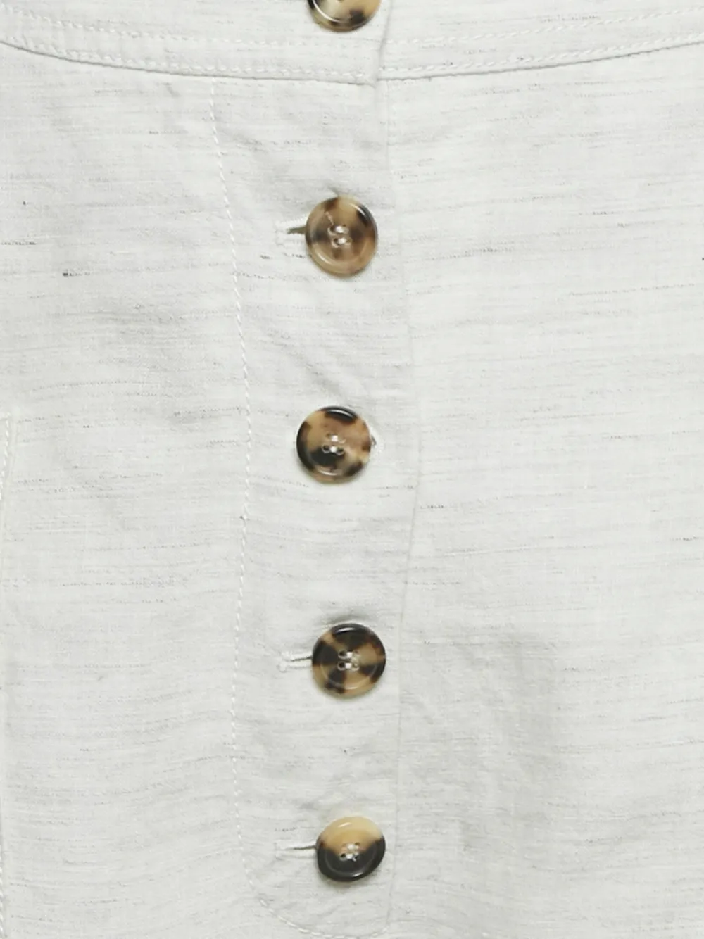 Celine Pre-Owned buttoned linen trousers | Image 2