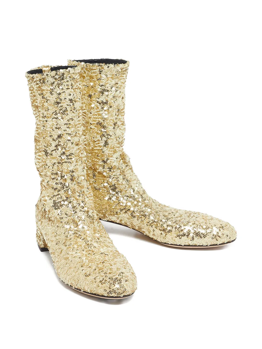 Dolce & Gabbana Pre-Owned Vally sequin boots - Goud