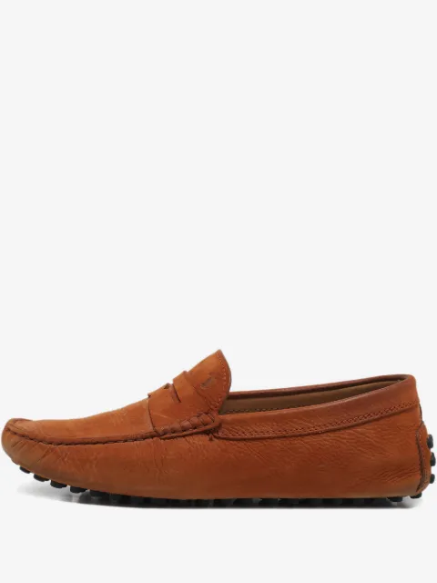 Tod's Vintage nubuck leather driver loafer