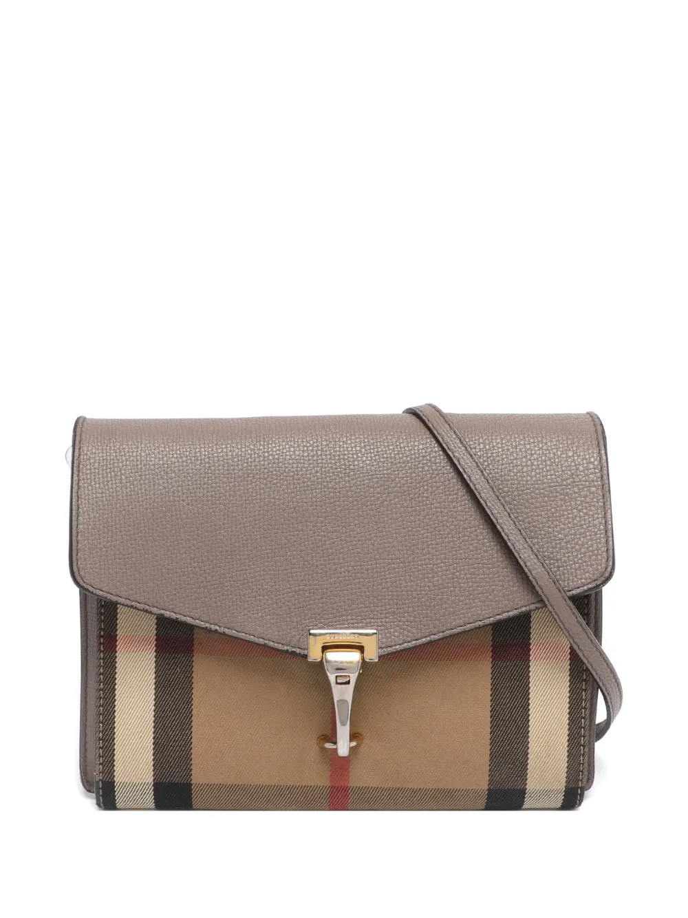 Burberry Pre-Owned Borsa a tracolla Macken a quadri - Toni neutri