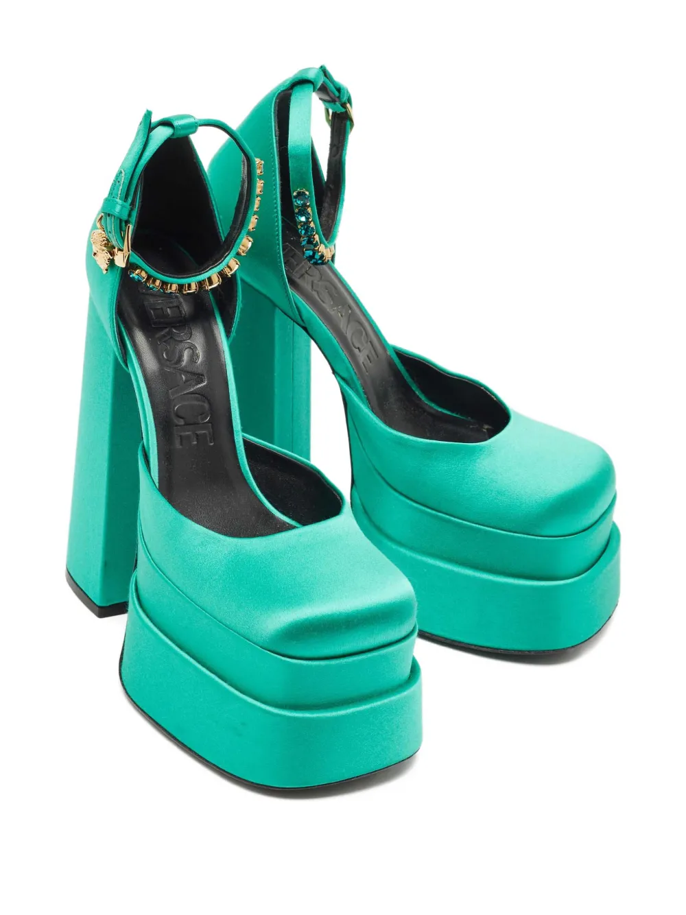 Versace Pre-Owned Aevitas platform pumps - Groen
