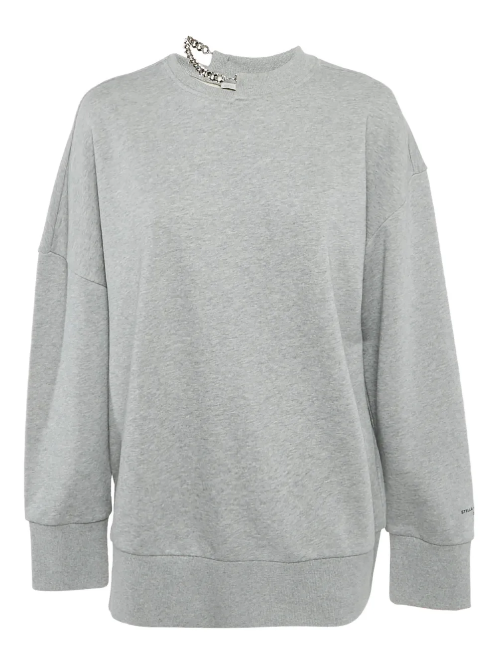 Stella McCartney Pre-Owned chain-embellishment sweatshirt - Grigio