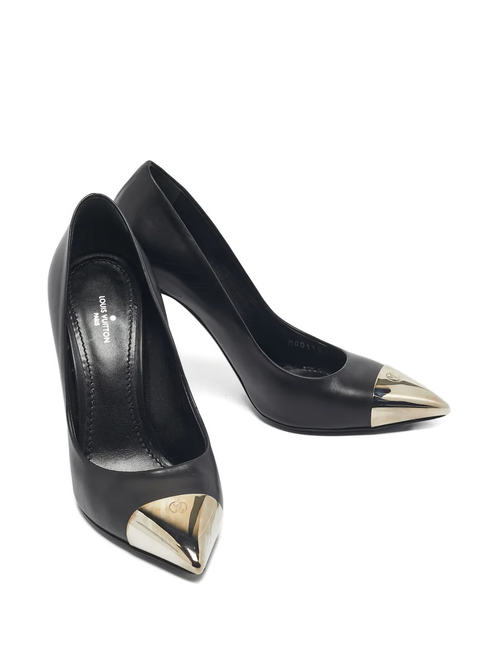 Louis Vuitton Pre-Owned Urban leather toe-cap pumps - Zwart