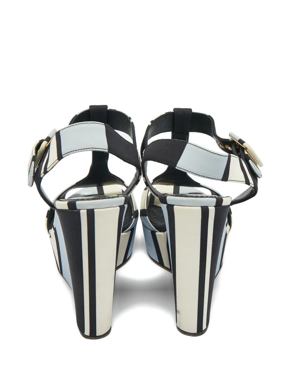 Dolce & Gabbana Pre-Owned t-strap sandals - Zwart