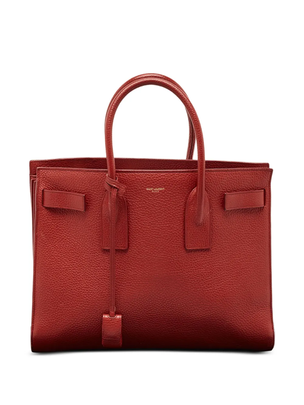 Saint Laurent Pre-Owned Borsa tote in pelle 2014 - Rosso