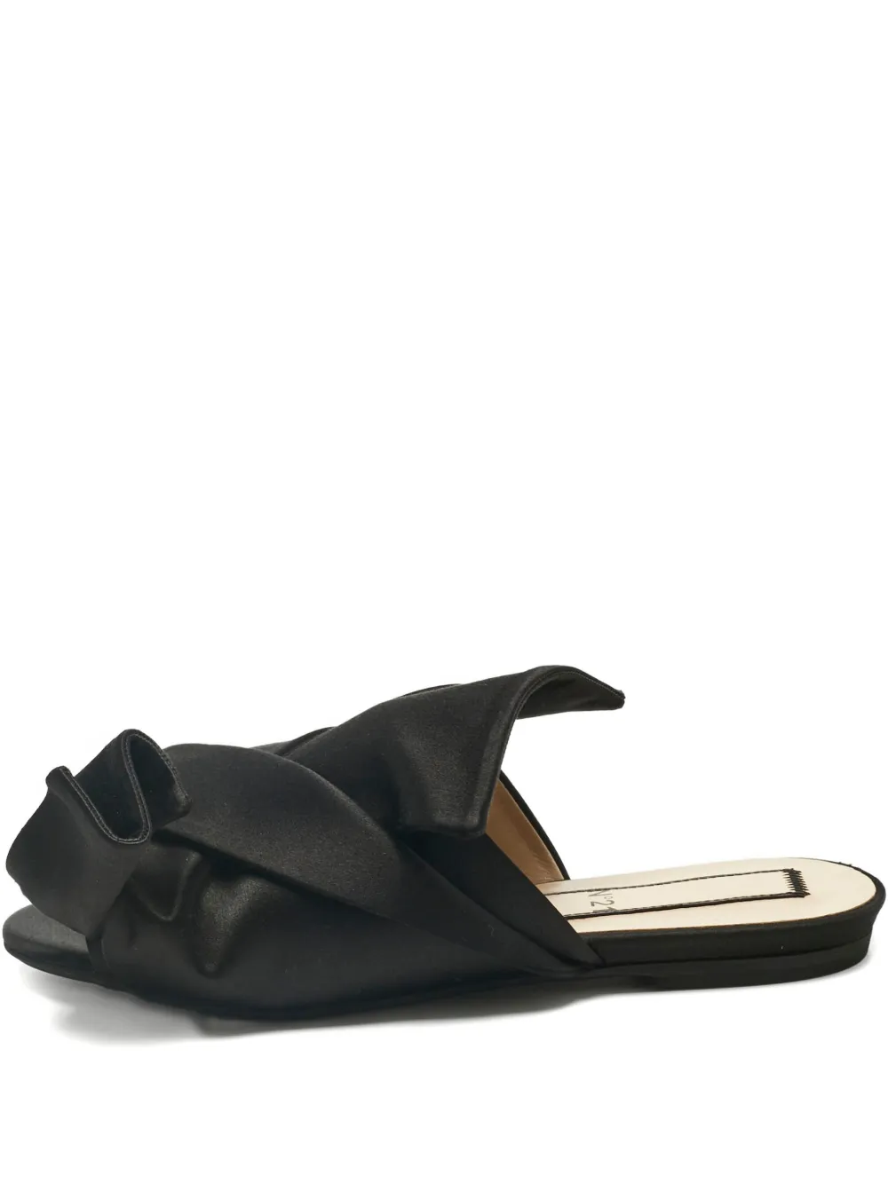 Pre-owned N°21 Knot Detail Mules In Black